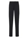 Canali Pressed-crease Trousers In Black