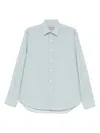 Canali Printed Shirt In Blue
