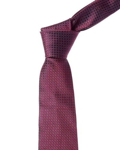 Canali Purple Silk Tie