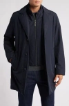 Canali Rain Coat With Removable Bib