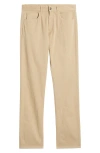 Canali Regular Fit 5-pocket Cotton Stretch Twill Pants In Beige