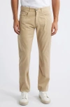 Canali Regular Fit 5-pocket Cotton Stretch Twill Pants In Neutral