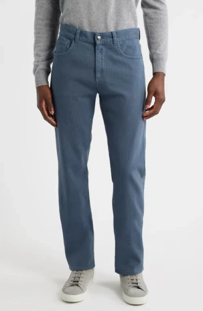 Canali Regular Fit Comfort Denim Jeans In Blue