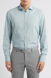 Canali Printed Shirt In Blue