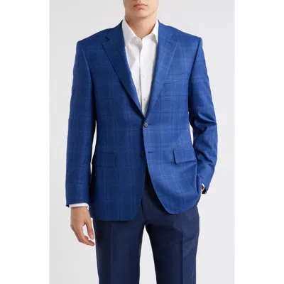 Canali Regular Fit Siena Sport Coat In Blue