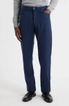Canali Regular Fit Wool Flannel Pants In Blue
