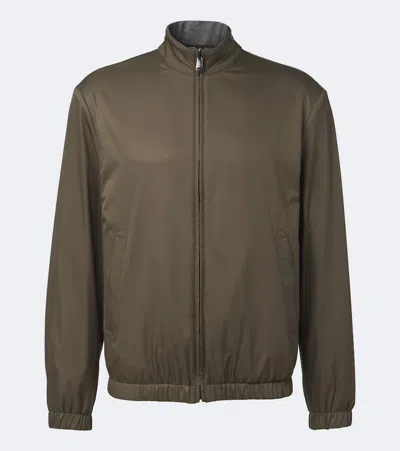 Canali Reversible Hybrid Jacket In Multi
