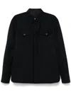 Canali Reversible Padded Jacket In Blue