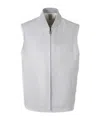 Canali Reversible Vest In Gray