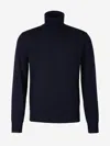 Canali Roll-neck Sweater In Black