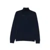 Canali Roll-neck Sweater In Black
