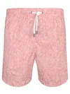 Canali Salmon Ramage Boxer Swim Shorts