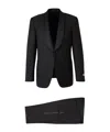 Canali Impeccabile Shawl-lapel Button Suit In Black