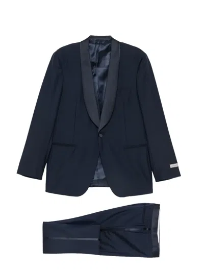 Canali Shawl-lapel Suit In Blue