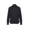 Canali Long-sleeve Button-fastening Shirt In Blue
