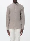 Canali Point-collar Shirt In Neutral