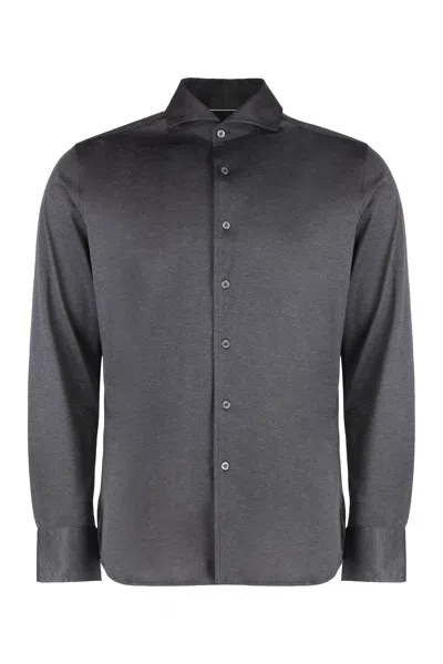 Canali Les Deux Shirt In Cotton