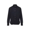 Canali Long-sleeve Button-fastening Shirt In Blue