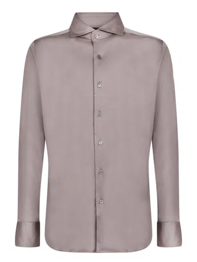 Canali Shirts In Brown