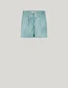 Canali Drawstring Swim Shorts In Blue