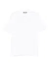 Canali Short-sleeved Polo Shirt In White
