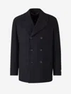 Canali Checked Blazer In Black