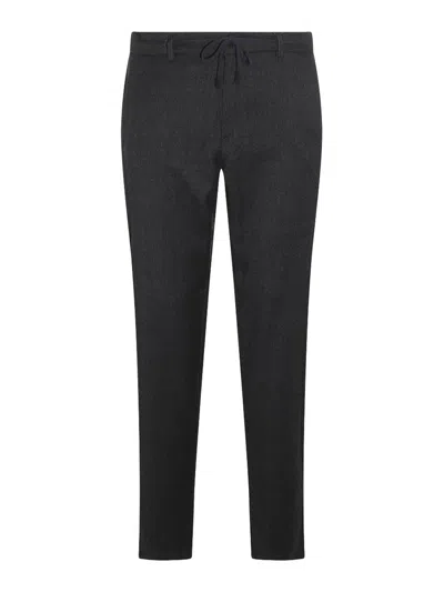 Canali Trousers Grey In Dark Grey