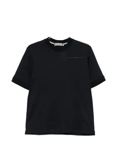 Canali Short-sleeve T-shirt In Black