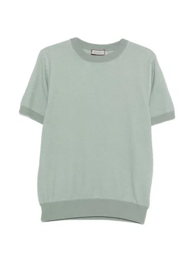 Canali Short-sleeve T-shirt In Green