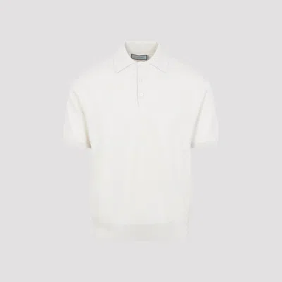 CANALI CANALI SHORT-SLEEVED COTTON AND SILK REGULAR FIT POLO SHIRT