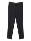Canali Side-stripe Trousers In Black