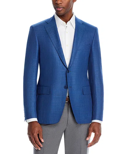 Canali Siena Basketweave Sport Coat In Blue