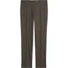 Canali Siena Regular Fit Impeccabile Super 130s Wool Suit Pants In Brown
