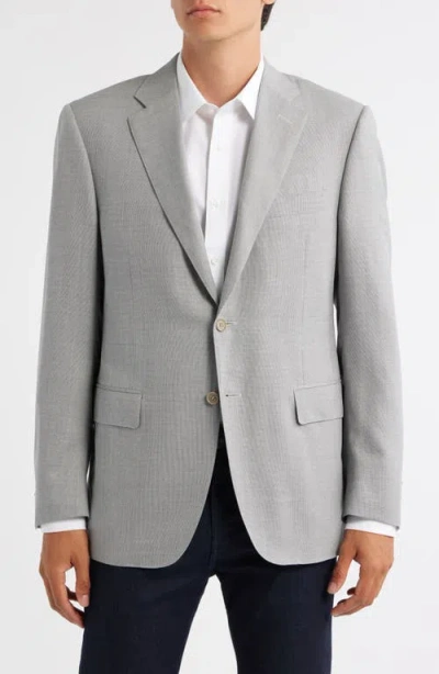 Canali Siena Regular Fit Impeccable Super 130s Wool Suit Jacket In Gray