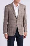 CANALI CANALI SIENA REGULAR FIT SHADOW CHECK WOOL SPORT COAT