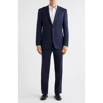 Canali Siena Regular Fit Suit In Blue