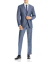 Canali Milano Trim Fit Impeccabile Microcheck Super 130s Wool Suit In Blue