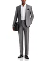 Canali Siena Sharkskin Tonal Windowpane Classic Fit Suit In Grey