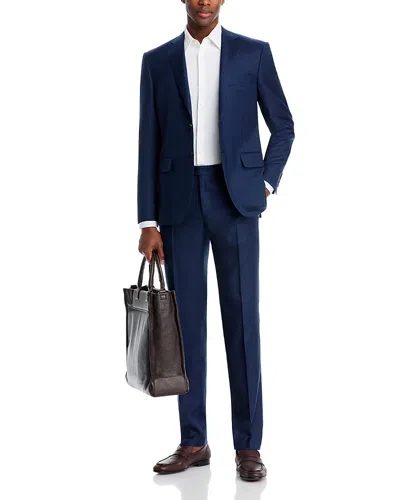 Canali Siena Tonal Plaid Classic Fit Suit In Blue