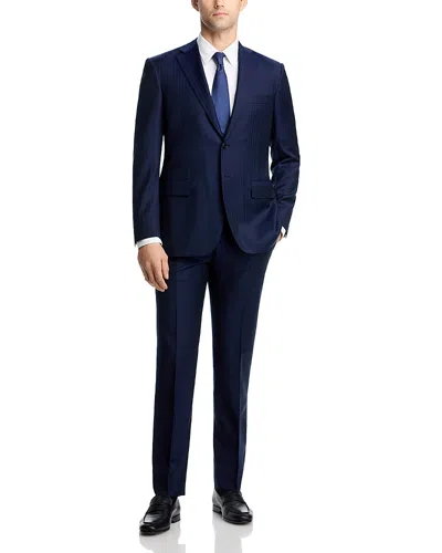 Canali Siena Tonal Stripe Regular Fit Suit In Multi