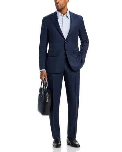 Canali Sienna Impeccable Tonal Stripe Regular Fit Suit In Blue