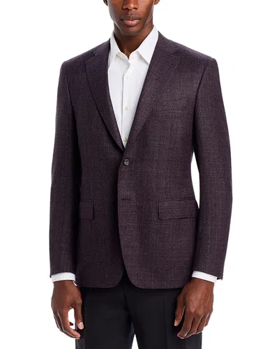 Canali Sienna Melange Regular Fit Textured Solid Sport Coat In Multi
