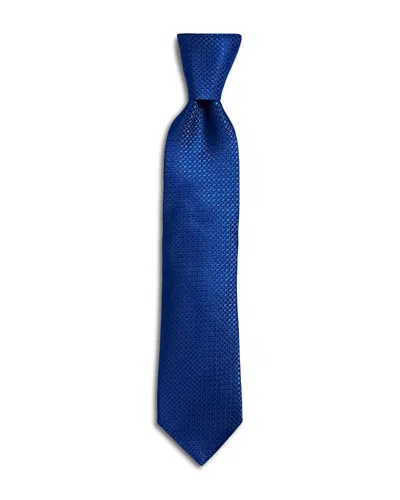 Canali Silk Classic Houndstooth Tie In Purple