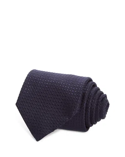 Canali Silk Classic Neat Tie In Blue