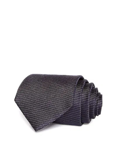 Canali Silk Classic Neat Tie In Grey