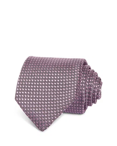 Canali Silk Classic Neat Tie In Pink
