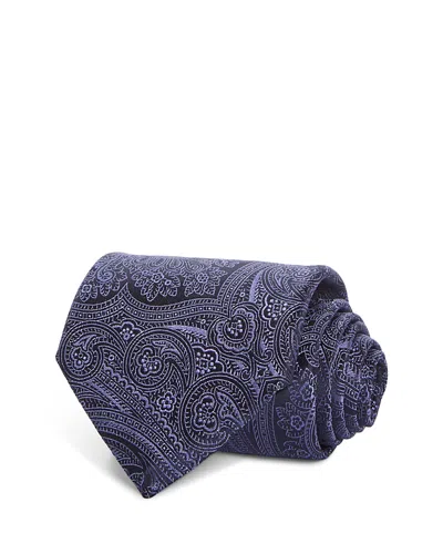 Canali Silk Classic Paisley Tie In Blue