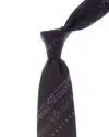 Canali Silk Tie In Black