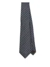Canali Silk Tie In Blue