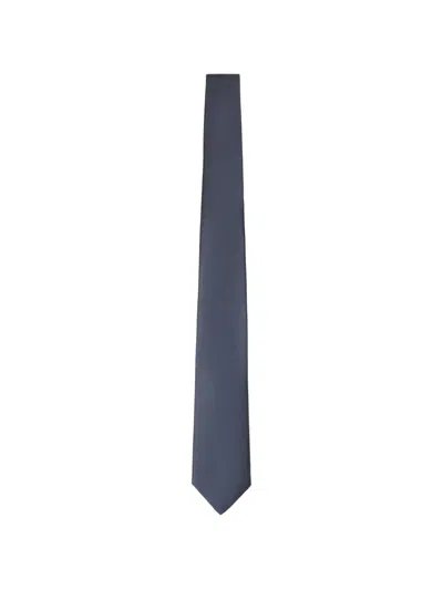 Canali Silk Tie In Blue